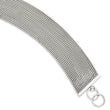 Stainless Steel Multistrand 8in Box Chain Bracelet