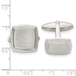 Stainless Steel Brushed and Polished Cufflinks