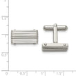 Stainless Steel Brushed and Polished Cufflinks