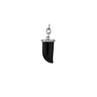 Stainless Steel Big Fang Onyx Interchangeable Charm Pendant
