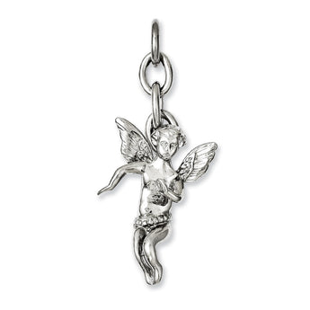 Stainless Steel Angel Interchangeable Charm Pendant