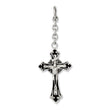 Stainless Steel Crucifix Interchangeable Charm Pendant