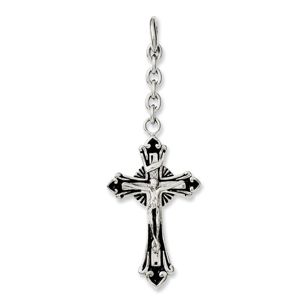 Stainless Steel Crucifix Interchangeable Charm Pendant