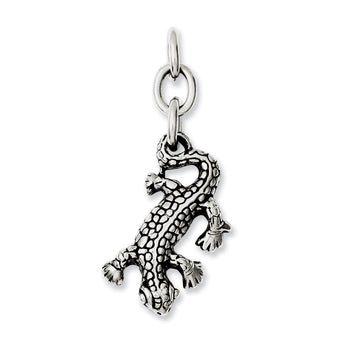 Stainless Steel Gecko Interchangeable Charm Pendant