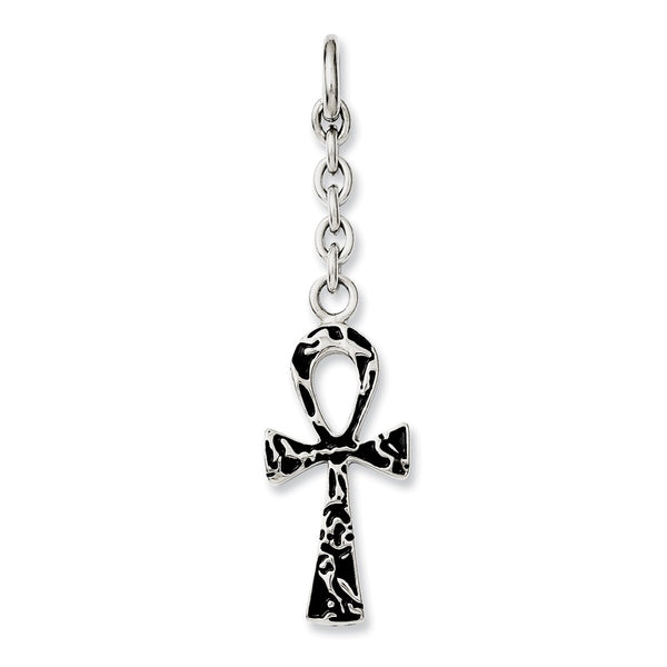 Stainless Steel Ankh Interchangeable Charm Pendant