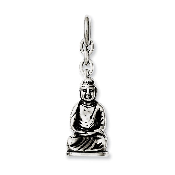 Stainless Steel Buddha Interchangeable Charm Pendant