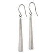 Stainless Steel Polished Shepherd Hook Dangle Earrings