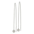 Stainless Steel Polished Threader Earrings