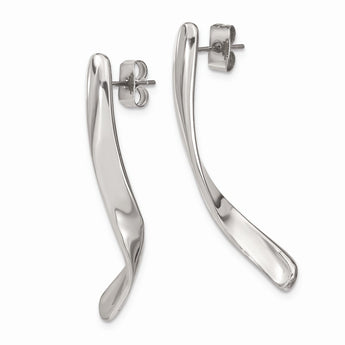 Stainless Steel Polished Post Earrings