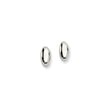 Stainless Steel Polished Oval Post Earrings - Birthstone Company