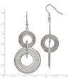 Stainless Steel Multiple Circle Dangle Earrings