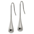 Stainless Steel Polished Dangle Earrings