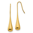 Stainless Steel Yellow IP-plated Dangle Earrings