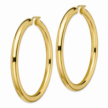 Stainless Steel IP Yellow-plated Polished Earrings