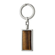 Stainless Steel Polished Tiger's Eye Key Ring