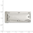 Stainless Steel Polished Screw Money Clip