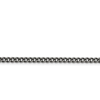 Stainless Steel 4.0mm 30in Round Curb Antiqued Chain