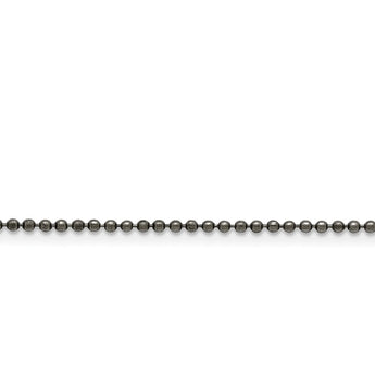 Stainless Steel 2.00 mm 30 inch Beaded Ball Antiqued Chain