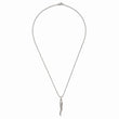 Stainless Steel Italian Horn Necklace