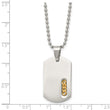 Stainless Steel Yellow IP-plated Necklace