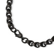 Stainless Steel Black IP-Plated Brushed Necklace