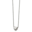 Stainless Steel Polished Heart Necklace