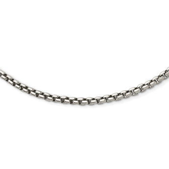 Stainless Steel Polished Fancy Link 3.80mm Chain Necklace