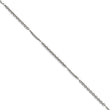 Stainless Steel Polished Fancy Link Necklace - Birthstone Company
