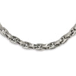 Stainless Steel Brushed & Polished 20in Necklace