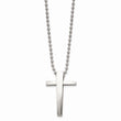 Stainless Steel Cross 22in Necklace