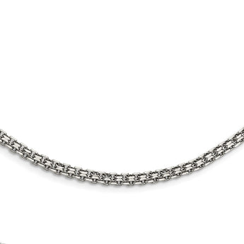 Stainless Steel Polished 3.10mm Bismark Chain