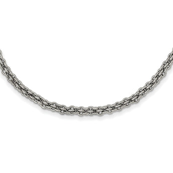 Stainless Steel Polished 24in Necklace