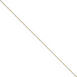 White & Yellow Rhodium over Brass 0.85mm 2 color plated Fancy Chain