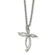 Stainless Steel Polished Cross Necklace