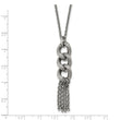 Stainless Steel Oval Chain with 2in ext. Necklace