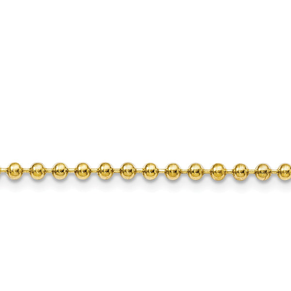 Stainless Steel IP Gold-plated 3.0mm 24in Ball Chain