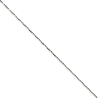 Stainless Steel Polished 20in 1.80mm Fancy Link Chain Necklace