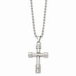 Stainless Steel Polished Cross Necklace