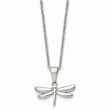 Stainless Steel Polished 22 inch Dragonfly Necklace