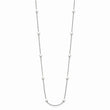 Stainless Steel Polished Stars 35 inch Necklace