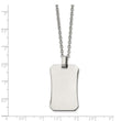 Stainless Steel Polished 22in Necklace