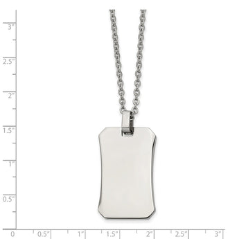 Stainless Steel Polished 22in Necklace