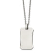 Stainless Steel Polished 22in Necklace