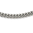 Stainless Steel Polished 24in Curb Chain Necklace