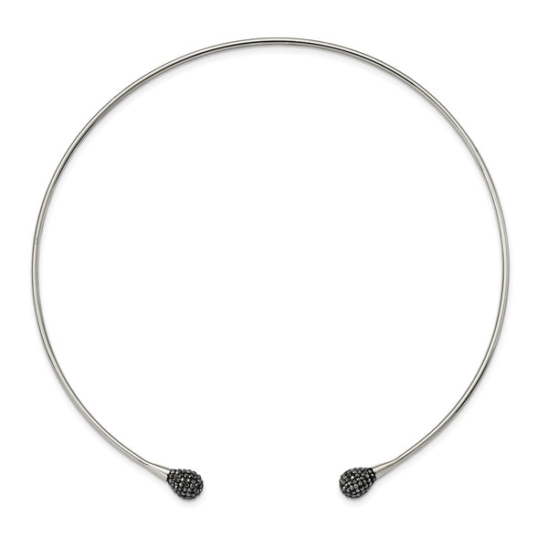 Stainless Steel Polished with Hematite Flexible Neck Wire