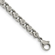 Stainless Steel Polished Fancy Circle Link 24in Chain