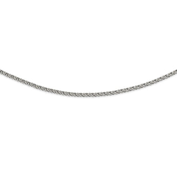 Stainless Steel Polished Fancy Circle Link 24in Chain