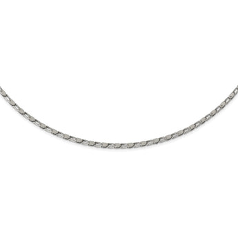 Stainless Steel Polished Fancy Link 24in Chain