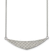 Stainless Steel Polished w/ 2 inch ext. 18 inch Necklace