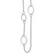 Stainless Steel Polished 36in Fancy Link Necklace
